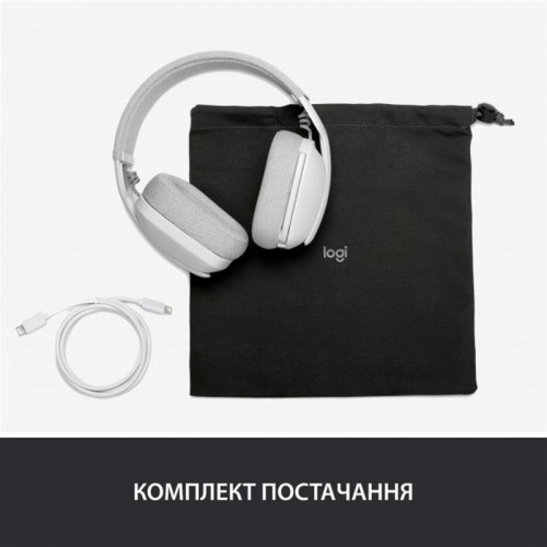 Bluetooth-гарнітура Logitech Zone Vibe 100 Wireless OffWhite (981-001219)