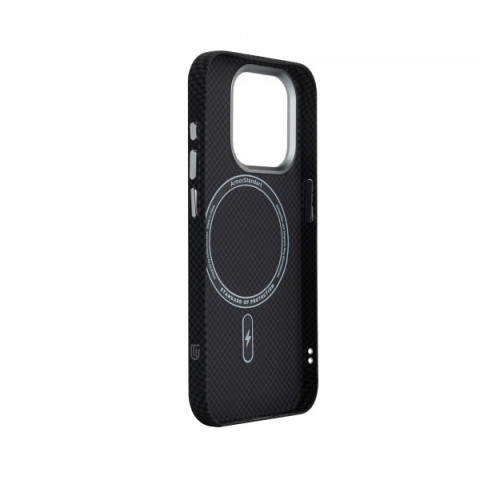 Чохол ArmorStandart LikeCarbon2 MagCase для Apple iPhone 15 Pro Kevlar Black (ARM88589)