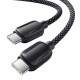Кабель Essager Breeze USB Type-C - USB Type-C (M/M), 100W, 3 м Black (EXCTT1-WLC01-P)