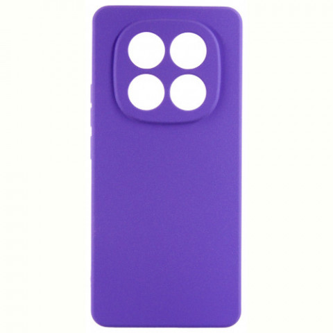 Чохол-накладка Dengos Carbon для Xiaomi Redmi Note 14 Pro Purple (DG-KM-130) + захисне скло