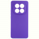 Чохол-накладка Dengos Carbon для Xiaomi Redmi Note 14 Pro Purple (DG-KM-130) + захисне скло