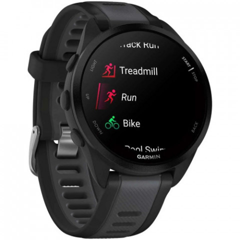 Смарт-годинник Garmin Forerunner 165 Black/Slate Gray (010-02863-AC)