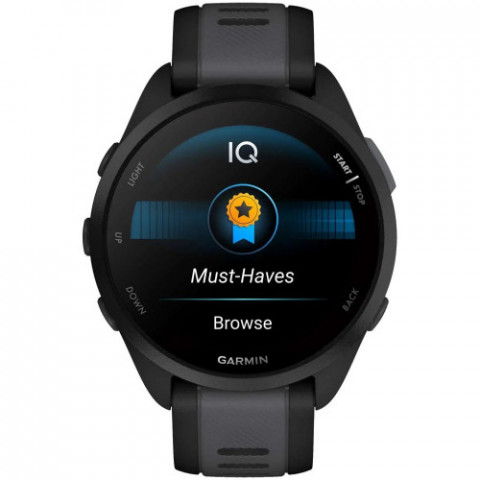 Смарт-годинник Garmin Forerunner 165 Black/Slate Gray (010-02863-AC)