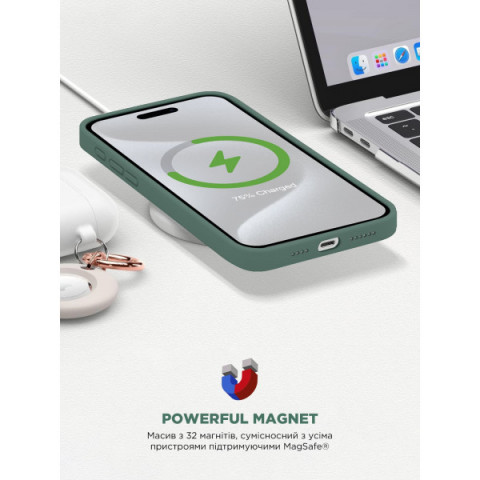 Чохол ArmorStandart ICON2 MagSafe для Apple iPhone 15 Pro Cypress (ARM72745)