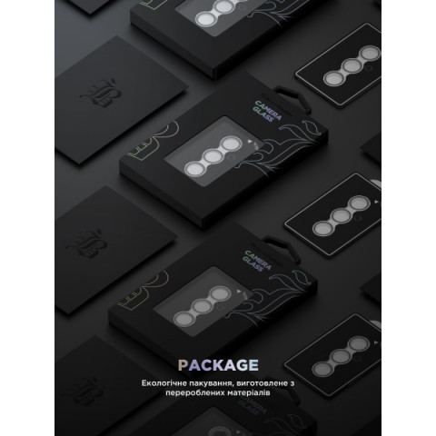 Захисне скло для камери ArmorStandart Supreme Black Icon для Samsung S25 Clear (ARM83219)