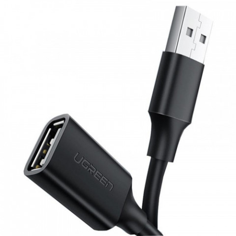 Кабель-подовжувач Ugreen US103 USB - USB (AM-AF), 3 м, Black (10317)