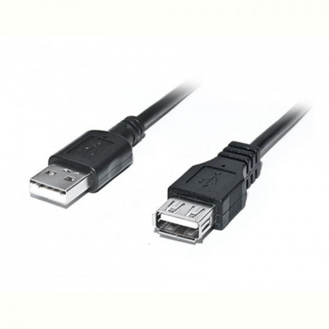 Кабель REAL-EL Pro USB2.0 AM-AF 3M чорний