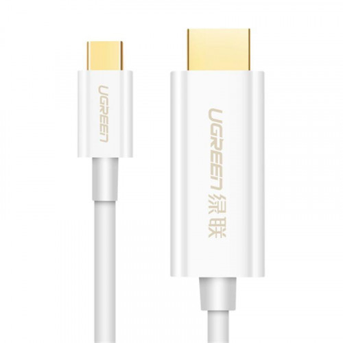 Кабель Ugreen MM121 USB Type-C - HDMI (M/M), 1.5 м, White (30841)