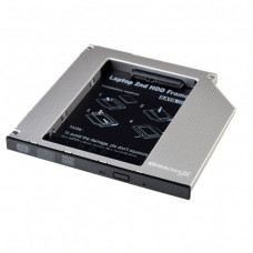 Адаптер Grand-X для підключення HDD 2.5" у відсік приводу ноутбука SATA/SATA3 (HDC-25N)