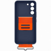 Чохол-накладка Samsung Silicone Cover with Strap для Samsung Galaxy S22 SM-S901 Navy (EF-GS901TNEGRU)