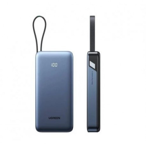 Зовнішній акумулятор Power Bank Ugreen 20000mAh 45W Gray (PB536)
