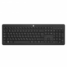 Клавіатура мембранна HP 230, 106key, WL, EN/UK, чорний