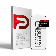 Захисне скло ArmorStandart Icon 3D для Apple iPhone 15 (ARM68213)