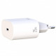 Мережевий зарядний пристрій XO L91EU 1хType-C PD25W White (L91C-WH) + кабель USB Type-C