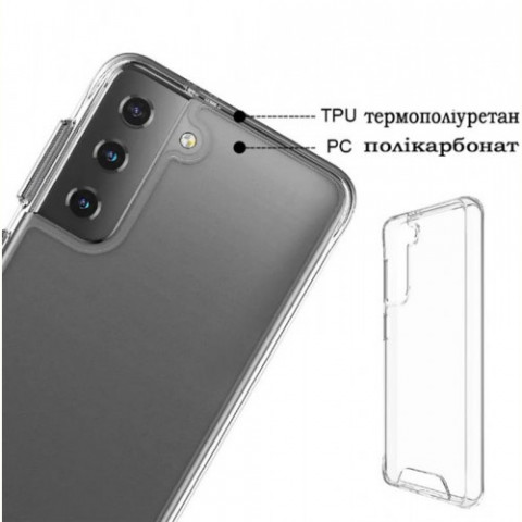 Чохол-накладка BeCover Space Case для Samsung Galaxy S22 SM-S901 Transparancy (708588)