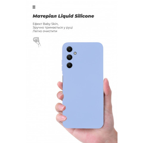 Чохол ArmorStandart ICON для Samsung A05s (A057) Camera cover Lavender (ARM83300)