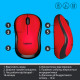 Мишка бездротова Logitech M220 Silent (910-004880) Red USB