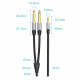Кабель Vention 6.35 мм - 3.5 мм, 2m, Grey (BARHH)