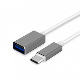 Адаптер XoKo AC-120 USB-USB Type-C Grey (XK-AC120-GR)