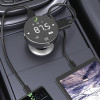 АЗП Proove FM Launcher Sound Sync 30W (PD+QC3.0) Type-C+USB gray Купити в Україні