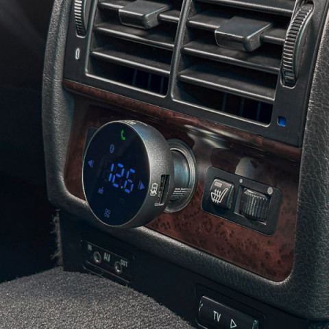 АЗП Proove FM Launcher Sound Sync 30W (PD+QC3.0) Type-C+USB gray Купити в Україні