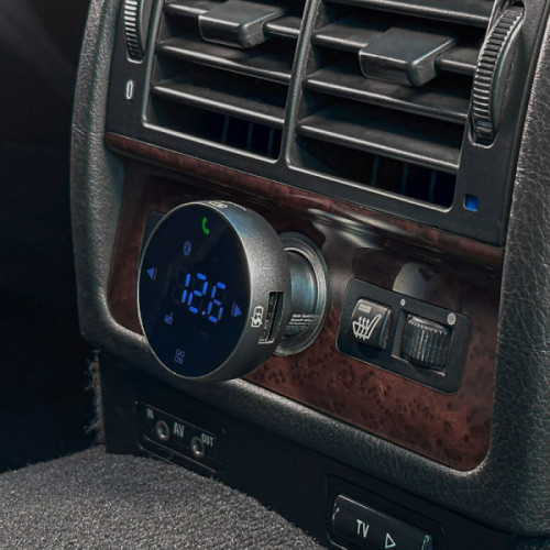 АЗП Proove FM Launcher Sound Sync 30W (PD+QC3.0) Type-C+USB gray Купити в Україні