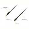 Кабель Piko (1283126473920) AUX 3.5mm M-3.5mm F, 3м Black