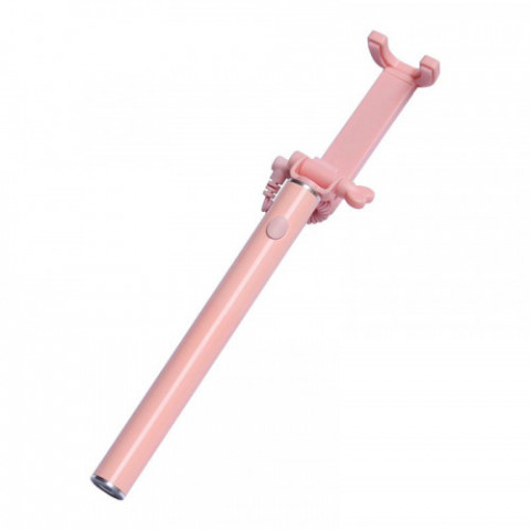 Телескопiчний монопод Grand-X Elegant Jack 3,5 U-крепление 158-710мм Peach (E3UPC)