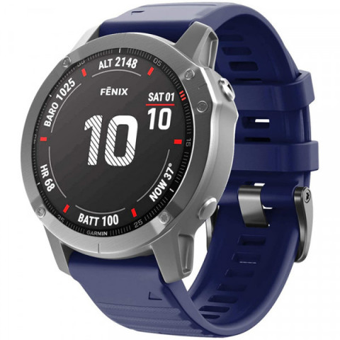 Ремінець ArmorStandart Silicone для Garmin 22mm Dark Blue (ARM60807)