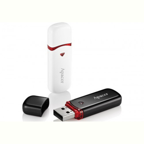 Флеш-накопичувач USB 16GB Apacer AH333 Black (AP16GAH333B-1)