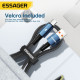 Кабель Essager Sunset USB - USB Type-C (M/M), 120W, 1 м Black (EXC120-CG01-P)
