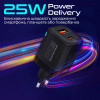 Зарядний пристрій Promate PowerPort-25AC Black