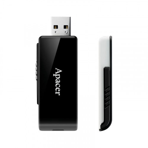 Флеш-накопичувач USB3.0 16GB Apacer AH350 Black (AP16GAH350B-1)