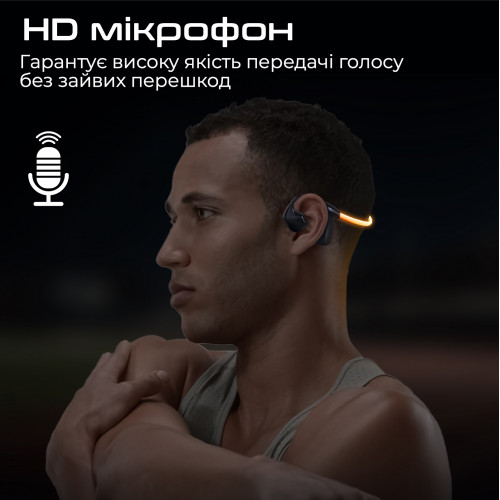 Bluetooth-гарнітура Promate RippleGlow Black