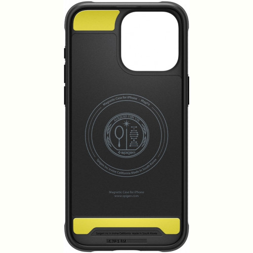 Чохол-накладка Spigen Rugged Armor MagFit для Apple iPhone 15 Pro Matte Black (ACS06703)