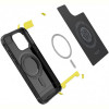 Чохол-накладка Spigen Rugged Armor MagFit для Apple iPhone 15 Pro Matte Black (ACS06703)
