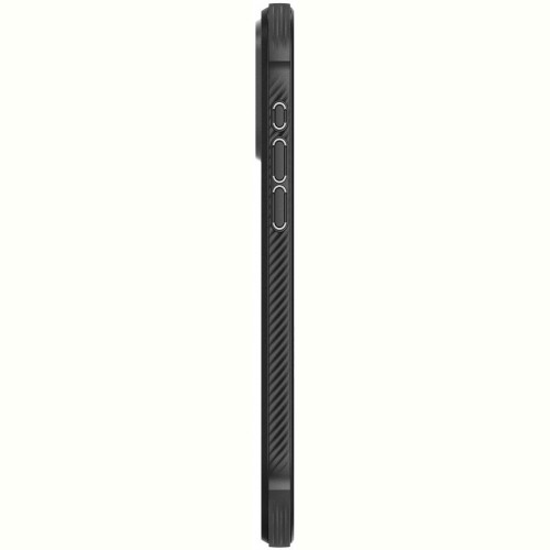 Чохол-накладка Spigen Rugged Armor MagFit для Apple iPhone 15 Pro Matte Black (ACS06703)