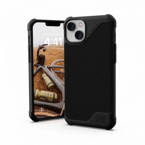 Чохол-накладка Urban Armor Gear Metropolis LT Magsafe для Apple iPhone 14 Plus/15 Plus Kevlar Black (114049113940)
