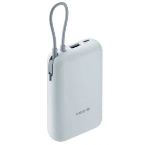 Зовнішній акумулятор Xiaomi 10000mAh 22.5W Integrated Cable Ice Blue (BHR9073GL)