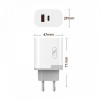 Зарядний пристрій SkyDolphin SC17 PD+QC3.0 (2USB, 3A) White (MZP-000110)