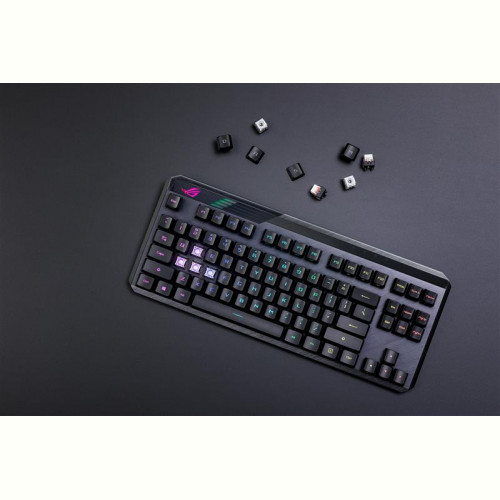 Клавіатура бездротова Asus ROG Claymore II RD RGB WL Black (90MP01W0-BKUA01)