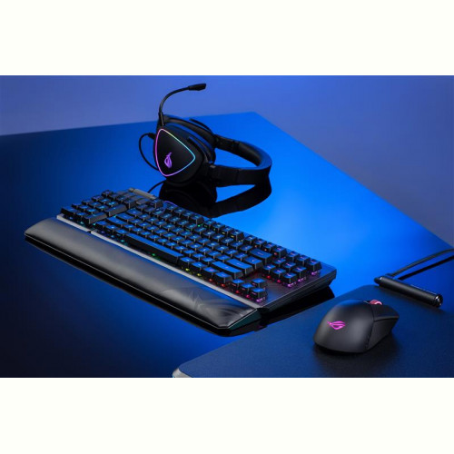 Клавіатура бездротова Asus ROG Claymore II RD RGB WL Black (90MP01W0-BKUA01)