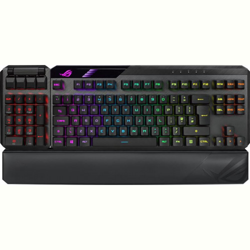 Клавіатура бездротова Asus ROG Claymore II RD RGB WL Black (90MP01W0-BKUA01)