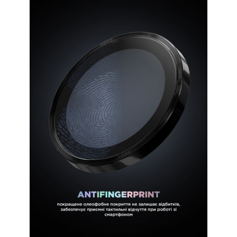 Захисне скло для камери ArmorStandart Supreme Black Icon для Samsung S25 Plus Black (ARM83220)