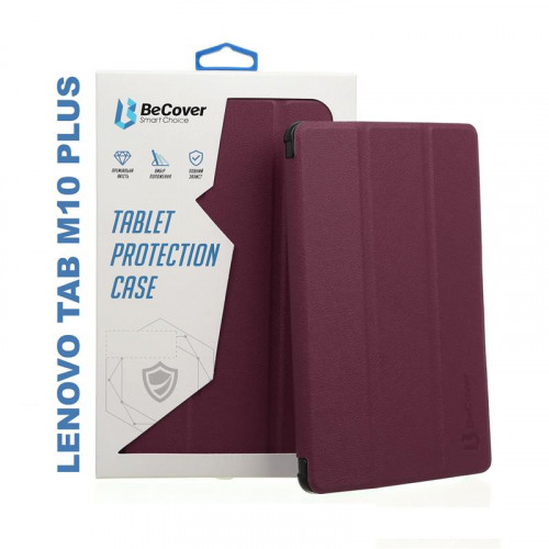 Чохол-книжка BeCover Smart для Lenovo Tab M10 Plus TB-X606/M10 Plus (2nd Gen) Red Wine (705219)