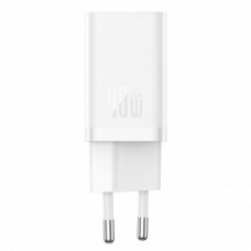МЗП Baseus GaN5 Pro 40W Type-C+Type-C white