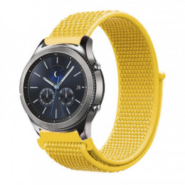 Ремінець BeCover Nylon Style для Xiaomi iMi KW66/Mi Watch Color/Haylou LS01/Watch S1 Active Yellow (705887)