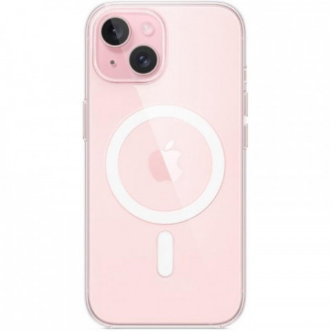 Чохол-накладка Apple Clear Case with MagSafe для Apple iPhone 15 Clear (MT203)