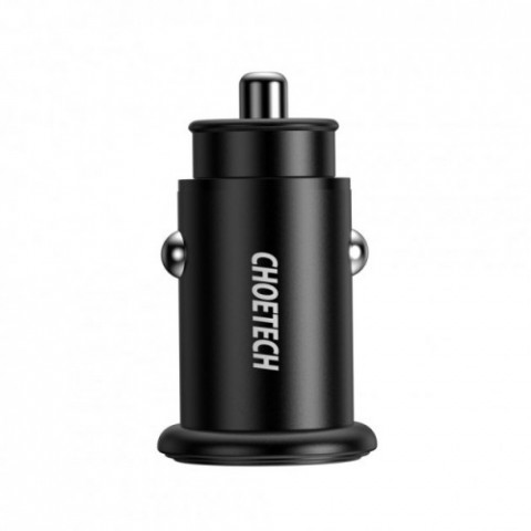 Автомобільний зарядний пристрій Choetech PD3.0 30w Fast Black (TC0006)