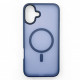 Чохол-накладка BeCover Metal Buttons Case MagSafe для Apple iPhone 16 Plus Blue (712094)